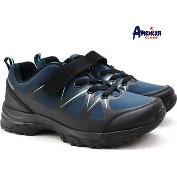 Chlapecké polobotky Dětská trekingová obuv American Club 116823 tyrkys Velikost: 32