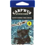 Carp´R´Us Quick Change Ring Swivel Velikost 8 8ks