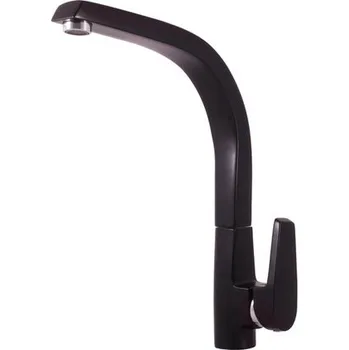 Vodovodní baterie Vodovodní baterie dřezová černá matná/chrom, Barva: černá matná/chrom, Rozměr: 1/2''