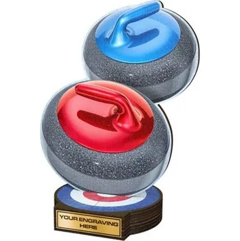 Poháry Bauer Dřevěná plaketa RW136 | Curling