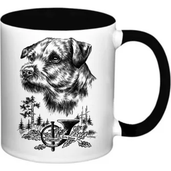 E-myslivost Lovecký hrnek - Border teriér