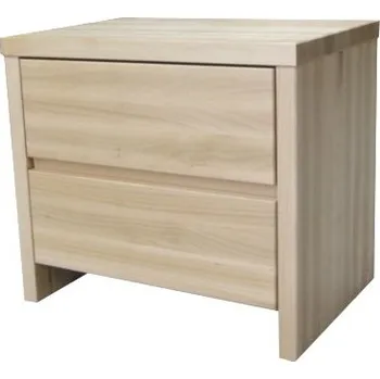 Noční stolek KLASA-NÁBYTEK.cz Noční stolek NSB Lux 2S - buk