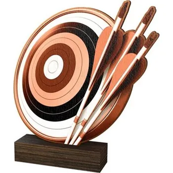 Volný čas Poháry Bauer Dřevěná plaketa WF157 | Lukostřelba