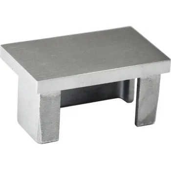 Zábradlí Ukončení na jekl 50 x 30 mm, broušená nerez AISI 304