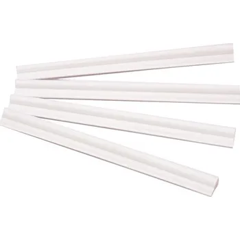 Bílý plastový plotový úchyt - délka 19 cm