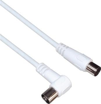 PremiumCord TV kabel M/F konektor 90, 75 Ohm 20m