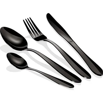 Příbor Berlingerhaus Black Mirror Collection BH-2630 24 ks černá