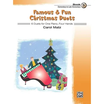 Famous Fun Christmas Duets, Book 3 - 6 Duets for One Piano, Four Hands - noty pro hre na klavr 630531