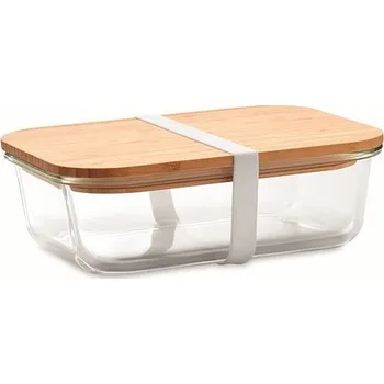 Dóza na potraviny Skleněný box na jídlo s víkem - TUNDRA LUNCHBOX, transparentní