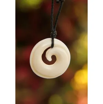 Přívěsek Kostěný přívěsek "Spirála Ayu"
