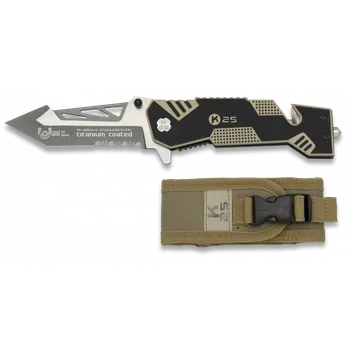 kapesní nůž Nůž K25 FOS G-10 Black-Coyote / 8.5cm