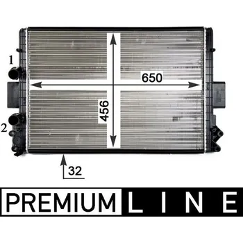 Chladič motoru Chladič, chlazení motoru MAHLE CR 1105 000P