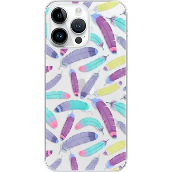 Telefonní příslušenství Odolné silikonové pouzdro iSaprio - Feather Pattern 01 - iPhone 15 Pro Max