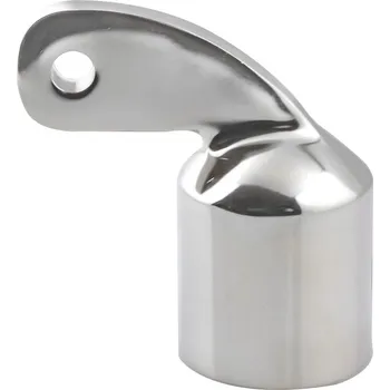 Vodácké vybavení Nerezová koncovka s vyhnutým okem rozměr: Pro trubku 25 mm