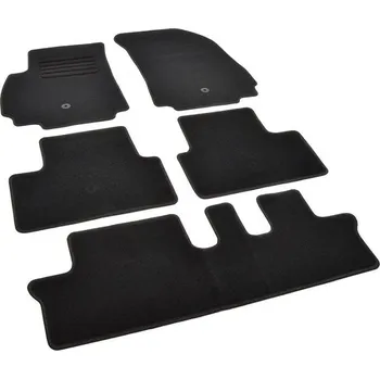 autokoberec Autokoberce textilní přesné černé / černé obšití - Chevrolet Orlando I (Typ J309) (2010-2018) 7-sedadel