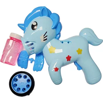 Bublifuk Leventi Bublinková pistole na baterie koník Bubble ponny