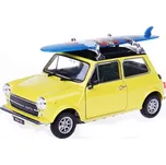 Welly MOQ Mini cooper 1300 with surf (yellow) 1:24