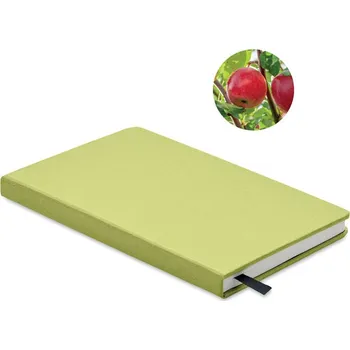 Zápisník Zápisník A5 z recykl. papíru - GROW, citrónová - limetková