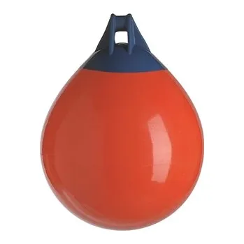 Loď Kulatý fendr MAJONI červený s černým koncem Velikost: Délka 620mm, ø 450mm