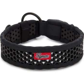 Obojek pro psa Tamer Perforovaný obojek SOFTY | černý Šířka: 4,3 cm, Obvod krku: 50 - 56 cm