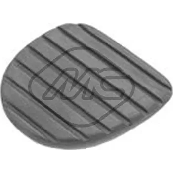 Přislušenství brzdového systému Povrchová vrstva pedálu, brzdový pedál METALCAUCHO 06886