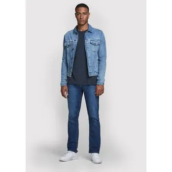 Jack & Jones T-Shirt Orrganic Basic 12156101 Tmavomodrá Slim Fit XS