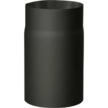 Kouřovod Roura kouřová 150 mm/25 cm, silnostěnné 1,5 mm, černá MA654181