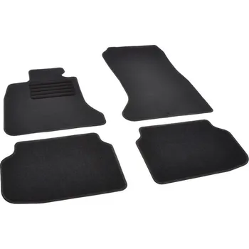 autokoberec Autokoberce textilní přesné černé / černé obšití - BMW 7er (Typ F01) Sedan (2008-2015) 5-sedadel