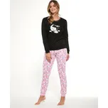 Pyžamo dámské Cornette 301 Ovečka černé Barva: černá, Velikost: XL