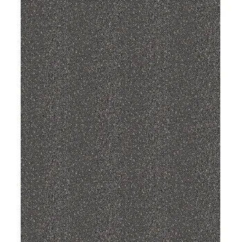 Tapeta Černá vliesová tapeta na zeď, imitace tvídové pruhované látky, ILA605, Aquila, Khroma by Masureel