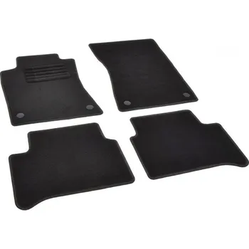 autokoberec Autokoberce textilní přesné černé / černé obšití - Mercedes-Benz CLS-Klasse (Typ C219) (2004-2010) 5-sedadel