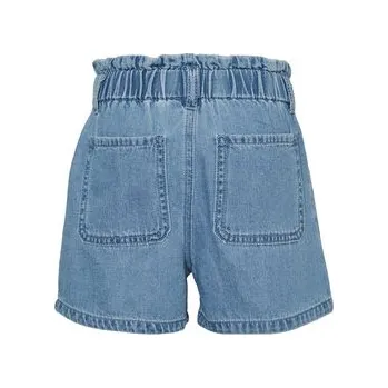 Dámské kalhoty Vero Moda Girl Kalhoty z materiálu 10286434 Modrá Straight Fit 146