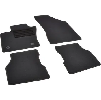 autokoberec Autokoberce textilní přesné černé / černé obšití - Alfa Romeo Tonale (Typ 965) (2022-2023) 5-sedadel