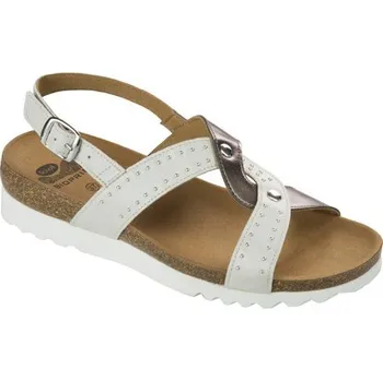 Dámské sandále obuv Scholl SELAH bílé zdravotní sandály