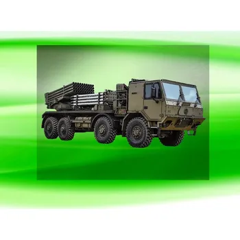 Nášivka raketnice nažehlovačka 10x4 cm vojenské auto České výroby (nažehlovačka s tanky a ARMY technikou)