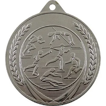 Medaile atletika 50 mm Barva: stříbrná
