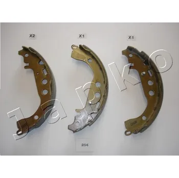 Brzdová čelist Sada brzdových čelistí JAPKO 55204