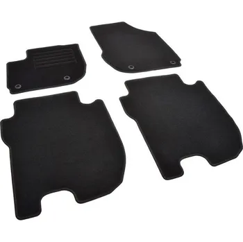autokoberec Autokoberce textilní přesné černé / černé obšití - Honda Jazz IV (Typ GR) Crosstar (2020-2023) 5-sedadel