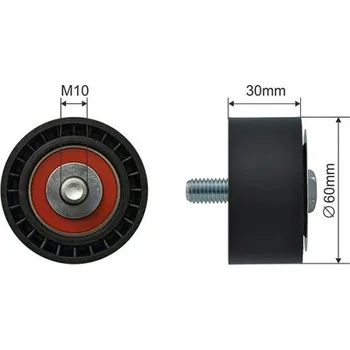 Rozvod motoru NAPÍNACÍ KLADKA VÍCEDRÁŽKOVÉHO ŘEMENE SUZUKI GRAND VITARA 1.9 DDIS 05-15 296-26 NTY