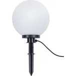 Trio Leuchten R57043001 BOLO - Zápichné kulaté svítidlo na zahradu, 1 x E27, IP44, Ø 30cm (Venkovní plastové svítidlo do země, kulaté)