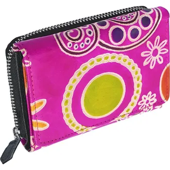 Peněženka Dámská kožená peněženka Nivasaža N57-SNT-PFB růžová