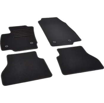 autokoberec Autokoberce textilní přesné černé / černé obšití - Ford B-Max (Typ B232) (2015-2017) 5-sedadel