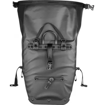 Horské kolo Vodotěsná brašna na zadní nosič kola - Černá, 25 litrů