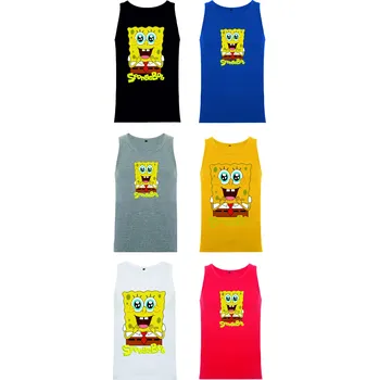 Chlapecké tričko Tričko SpongeBob Cute Barva: Žlutá, Velikost: 3XL, Varianta oděvu: Tílko