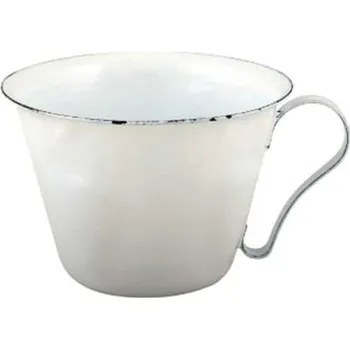 IB Laursen Smaltovaný kalíšek s ouškem bílý