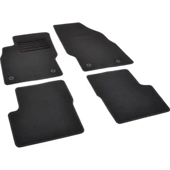 autokoberec Autokoberce textilní přesné černé / černé obšití - Opel Corsa D (2006-2014) 5-sedadel