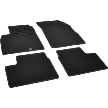 autokoberec Autokoberce textilní přesné černé / černé obšití - Nissan Micra IV (Typ K13) (2013-2017) 5-sedadel