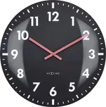 Nástěnné hodiny NeXtime Ø 50 cm Duomo černé