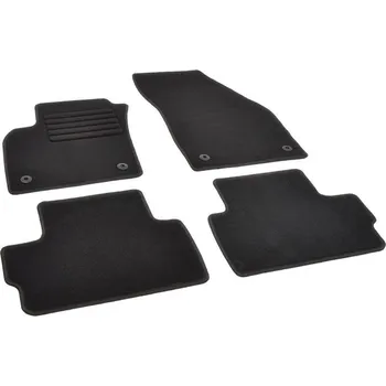 autokoberec Autokoberce textilní přesné černé / černé obšití - Volvo C30 (Typ M) (2006-2012) 5-sedadel