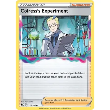 Karetní hra Pokémon karta Colress's Experiment 155/196 - Lost Origin